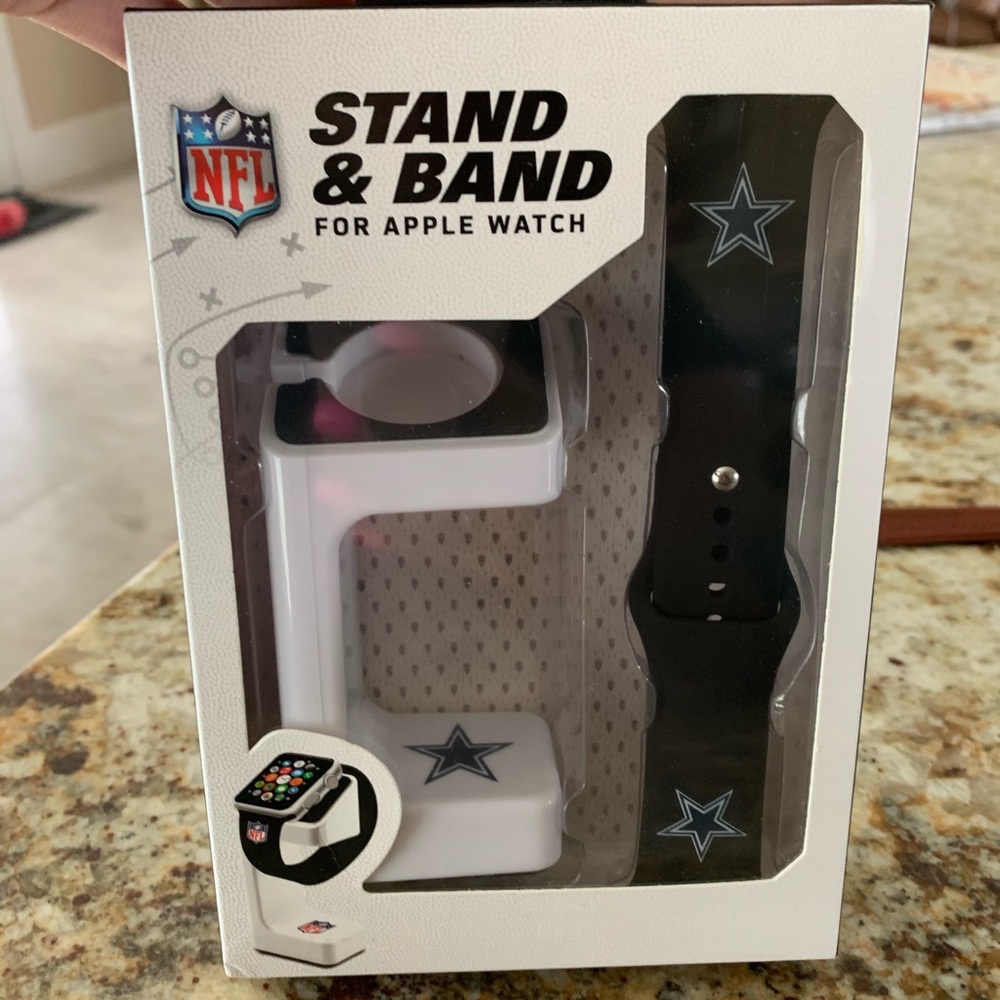 Apple Watch stand and band
